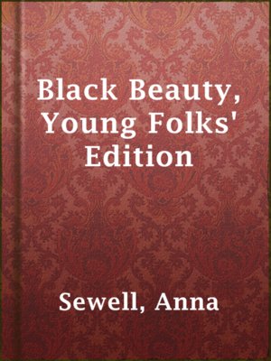cover image of Black Beauty, Young Folks' Edition